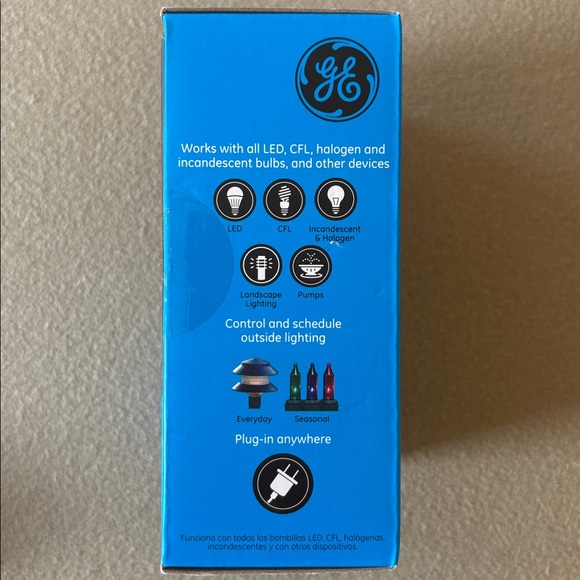 New GE Outdoor Plug In Smart Switch 13868 Wireless Bluetooth Any Mobile Device - Picture 5 of 7
